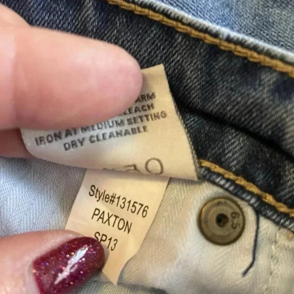 Henry & Belle Paxton Jeans Women's Size 32 Blue Mid Rise Med Wash Whisker Faded - Picture 7 of 11